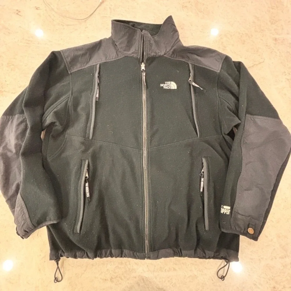 Vintage The North Face Gore Windstopper Fleece Jacket Full Zip Black‎ Men's, XL